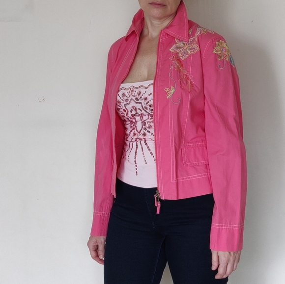 Apriori (Germany) Pink Jacket / Embrodered / Light Cotton - Picture 4 of 14